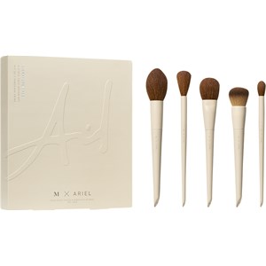 Morphe Pinsel Gesichtspinsel-Sets M X Ariel Signature 5-Piece Face Brush Set Setting & Bronzing Brush + Cream Contour Brush + Foundation Brush + Preci
