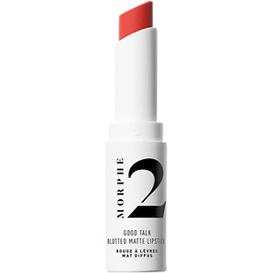 Morphe Lippen Make-up Lippenstift Good Talk Blotted Matte Lipstick Rebel Red 3 G