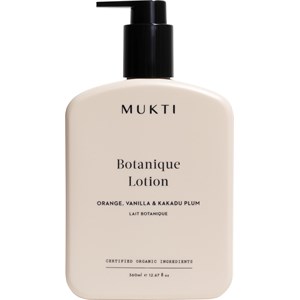 Mukti Organics - Soin hydratant - Lotion pour les mains et le corps Botanique
