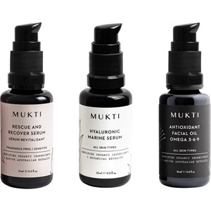 Mukti Organics Seren & Öle Sensitive Mini Collection Gesichtspflegesets Damen