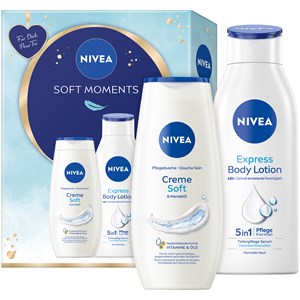 NIVEA Körperpflege Duschpflege Geschenkset Cream Soft Shower Gel 250 Ml + Body Lotion 400 Ml 650 Ml