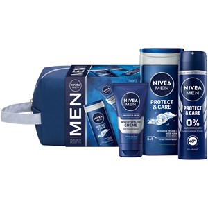 NIVEA Männerpflege Körperpflege Geschenkset Shower Gel 250 Ml + Deo Spray 150 Ml + Cream 75 Ml 475 Ml