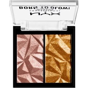NYX Professional Makeup - Highlighter - Born To Glow Icy Highlighter Duo