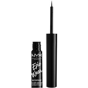 NYX Professional Makeup Augen Make-up Eyeliner Epic Wear Metallic Liquid Liner Silver Metal 3,50 Ml