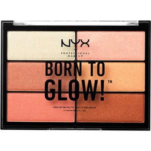NYX Professional Makeup Highlighter Born To Glow Palette Damen