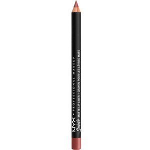 NYX Professional Makeup Maquillage Des Lèvres Contour Pencil Suede Matte Lip Liner Hot Pink 1 G