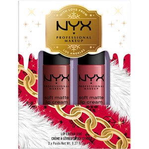 NYX Professional Makeup Lipgloss X-mas Soft Matte Lip Cream Duo Damen 1 Stk.