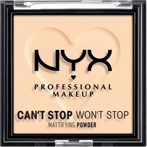 NYX Professional Makeup Facial Make-up Powder Can't Stop Won't Stop Mattifying Powder 10 Rich 6 G