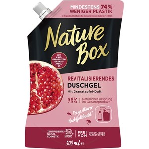 Nature Box - Hoitavat suihkutuotteet - Elvyttävä granaattiomenalta tuoksuva suihkugeeli