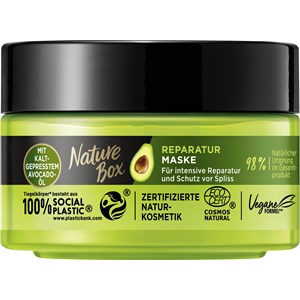 Nature Box - Hair treatment - Regenerační maska s avokádovým olejem lisovaným zastudena