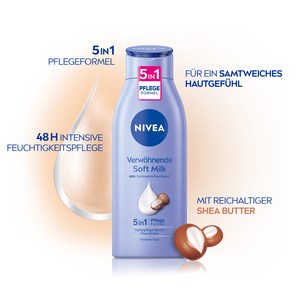 Nivea - Loção e leite corporal - Pampering Soft Milk