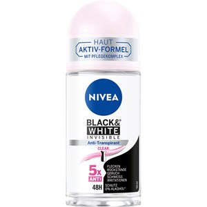 NIVEA Körperpflege Deodorant Black & White Deodorant Roll-On 50 Ml