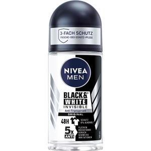 Nivea Soin Pour Hommes Déodorant Nivea Men Black & White Deodorant Roll-On 50 Ml