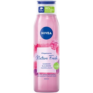 Nivea - Duschpflege - Himbeere & Blaubeere & Mandelmilch Nature Fresh Pflegedusche