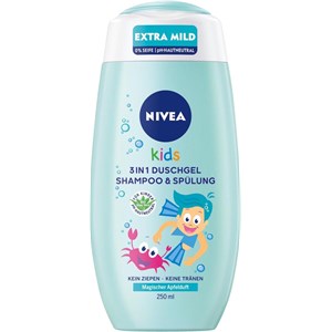 NIVEA Körperpflege 3in1 Duschgel & Shampoo Spülung Pflege Für Kinder Damen