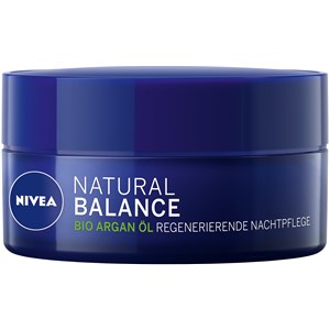 NIVEA Nachtpflege Natural Balance Regenerierende Gesichtscreme Damen