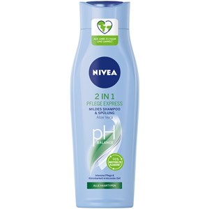 Nivea - Shampoo - 2 in 1 Pflege Express Mildes Shampoo & Spülung mit Aloe Vera