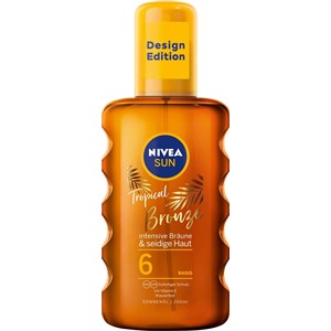 Nivea Soins Solaires Protection Solaire Spray Huile Solaire Bronzage Intense FPS 6 200 Ml
