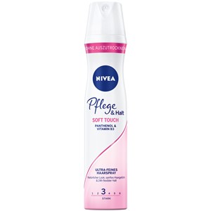 Nivea Soin Des Cheveux Styling Spray Coiffant Ultra Fin Soin & Tenue Soft Touch Fixation Forte 250 Ml
