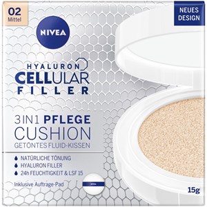 Nivea - Maquillage - Fluide teinté coussin  Soin coussin Hyaluron Cellular Filler 3-in-1