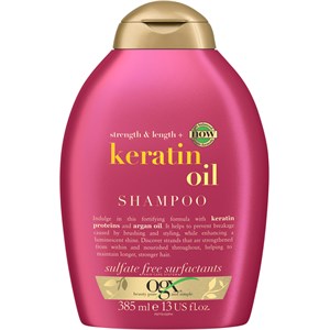 Ogx Strength & Length Keratin Oil Shampoo Basic Damen 385 Ml