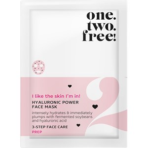 One.two.free! Gesichtspflege Hyaluronic Power Face Mask Feuchtigkeitsmasken Damen