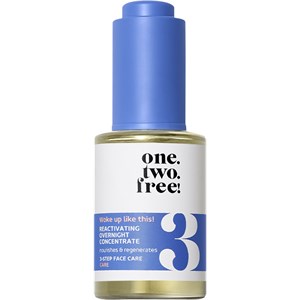 One.two.free! Pflege Gesichtspflege Reactivating Overnight Concentrate 30 Ml