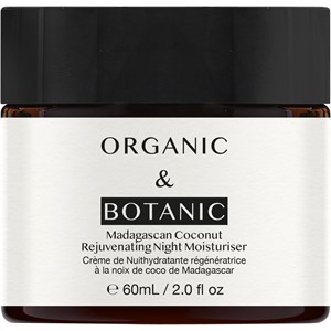 Organic & Botanic - Soin hydratant - Noix de coco de Madagascar Crème de nuit