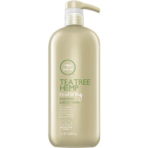 Paul Mitchell Tea Tree Hemp Shampoo & Body Wash Feuchtigkeitsshampoo Damen 1000 Ml