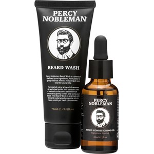 Percy Nobleman Soin Soin De La Barbe Coffret Cadeau Beard Wash 75 Ml + Beard Conditioning Oil 30 Ml 1 Stk.
