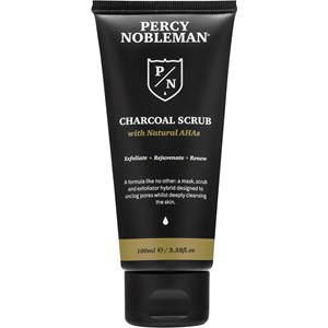 Percy Nobleman Gesichtspflege Charcoal Scrub Gesichtsreinigung Damen 100 Ml