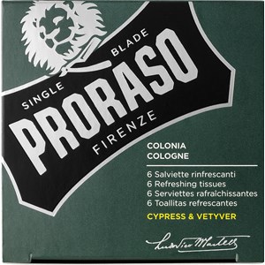 Proraso - Cypress & Vetyver - Refreshing Tissues