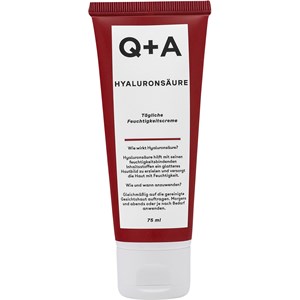 Q+A - Kosteuttava hoito - Feuchtigkeitscreme Hyaluronsäure