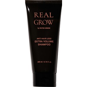 RATED GREEN Shampoo Real Glow Anti Hair Loss Extra Volume Basic Damen 200 Ml
