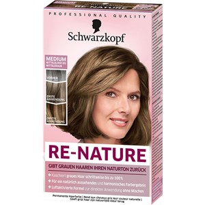 Re-Nature - Coloration - Mittelblond bis Mittelbraun Frauen Re-Pigmentierung Medium