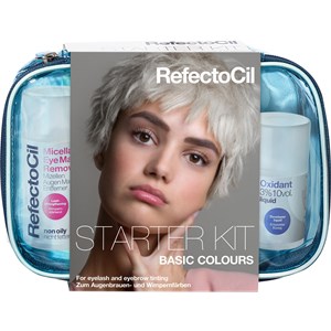 RefectoCil Yeux Specials Basic Colours Starter Kit 1 Artist Palette + 1 Style Book + 6 Teintures RefectoCil + 1 Oxydant Liquide 3 %, 1 Feuille De Cils