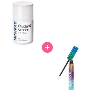 RefectoCil - Eyebrows - RefectoCil Augen Augenbrauen Oxidant 3% 10vol. Cream 100 ml + Lash & Brow Booster 6 ml