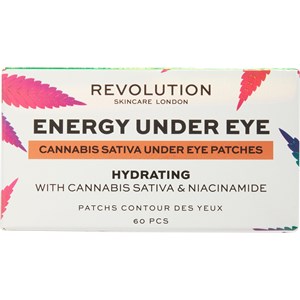 Revolution Skincare Soin Du Visage Soin Pour Les Yeux Energy Under Eye Cannabis Sativa Under Eye Patches 60 Stk.