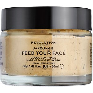 Revolution Skincare - Masken - Jake-Jamie Feed Your Face Cocoa & Oat Mask