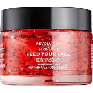 Revolution Skincare - Masken - Jake-Jamie Feed Your Face Watermelon Mask