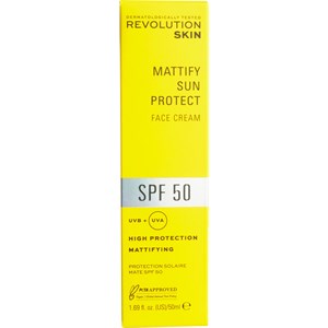 Revolution Skincare Soin Du Visage Soins Solaires Mattify Sun Protect Face Cream SPF 50 50 Ml
