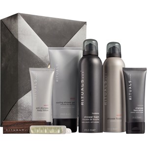 Rituals Rituale Homme Collection Geschenkset Homme Shower Foam 200 Ml + Sport Shower Foam 200 Ml + Sport Cooling Shower Gel 200 Ml + Homme Charcoal Fa