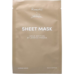 Rosental Organics - Peelingi i maseczki - X Jessica Paszka Sheet Mask Golden Edition