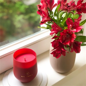 Scented candles Duftkerze Flower Valley - Red by SCENTORIE. ❤️ Buy online