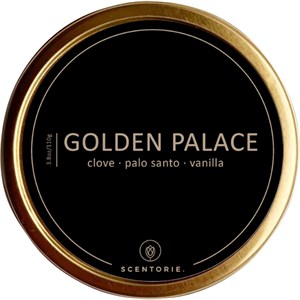 SCENTORIE. Reise Duftkerzen Golden Palace - Black Kerzen Unisex 110 G
