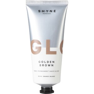 SHYNE Hårfarve Semi-permanent Hair Gloss Golden Brown 100 ml