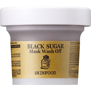 SKINFOOD Black Sugar Mask Wash Off Reinigungsmasken Damen