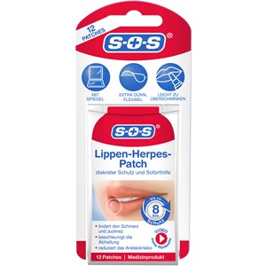 SOS Gesichtspflege Lippenherpes-Patch Lippenpflege Unisex 12 Stk.
