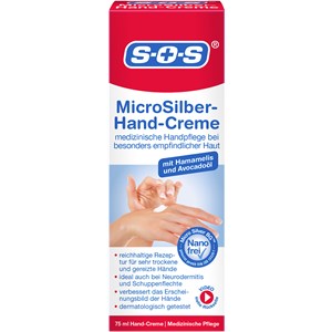 SOS Health Soins Des Mains Et Des Pieds Crème Pour Les Mains Au Microargent 75 Ml