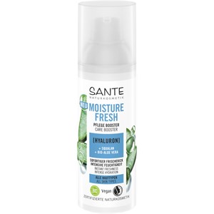 Sante Naturkosmetik - Soin hydratant - Moisture Fresh Pflege Booster mit Hyaluron, Squalan & Bio-Aloe Vera